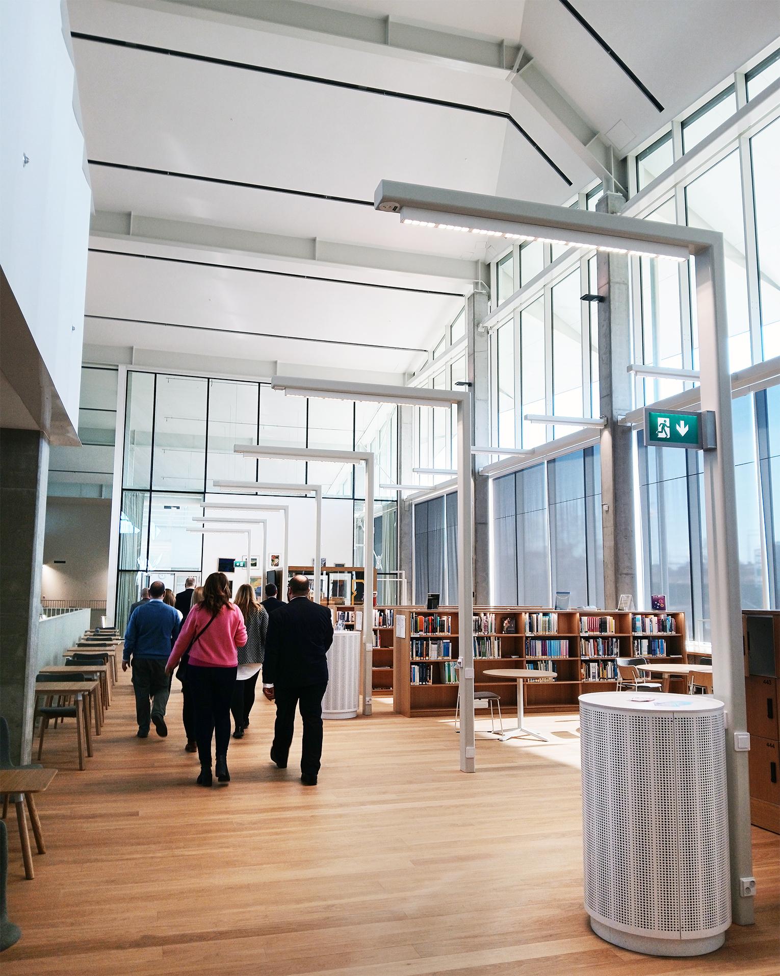 Library at Xamk Kotka campus.